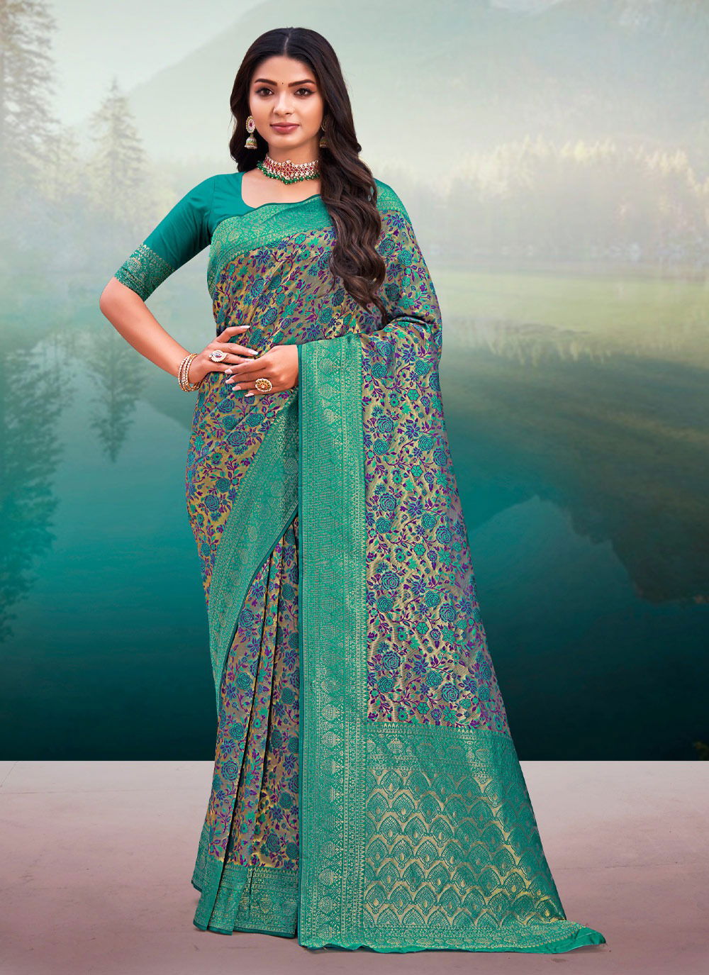 Sonpari Silk Occasion Wear Wholesale Banarasi Silk Sarees